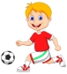 Kids Playing Soccer. Free Cartoon Images | Футбол дети, Футбол,  Математические задачи